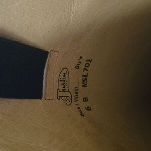 Justin leather boots